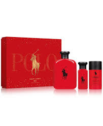 GIFTSET POLO RED 3PCS 42 FL By RALPH LAUREN For Men