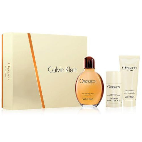 GIFTSET OBSESSION 3PCS(4 By CALVIN KLEIN For MEN