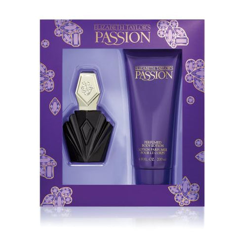 GIFTSET PASSION 2 PCS 2 By ELIZABETH TAYLOR For Women
