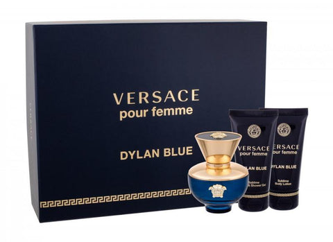 GIFTSET DYLAN BLUE POUR FEMME 3 PCS BY VERSACE 1 By VERSACE For WOMEN