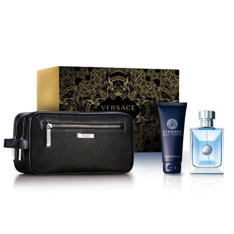 GIFTSET POUR HOMME 3 PCS  34 FL By VERSACE For MEN