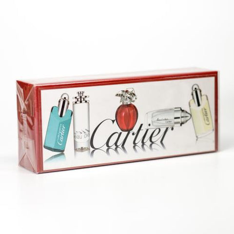 GIFTSET CARTIER 5 PCS  1 FL By CA For MEN