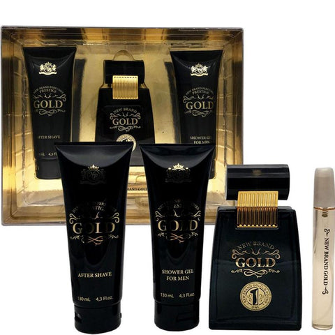 GIFTSET GOLD BY NB 4 PC By NEW BRAND For MEN