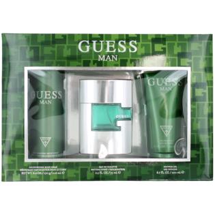 GIFTSET GUESS MAN GREEN BOX 3PC  3 By GUESS For MEN